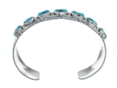 Native American Navajo Turquoise Sterling Silver Cuff Bracelet NN20173
